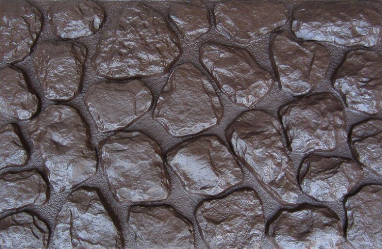 Фасадная панель Аэлит Коричневый мелкокаменный купить в Москве