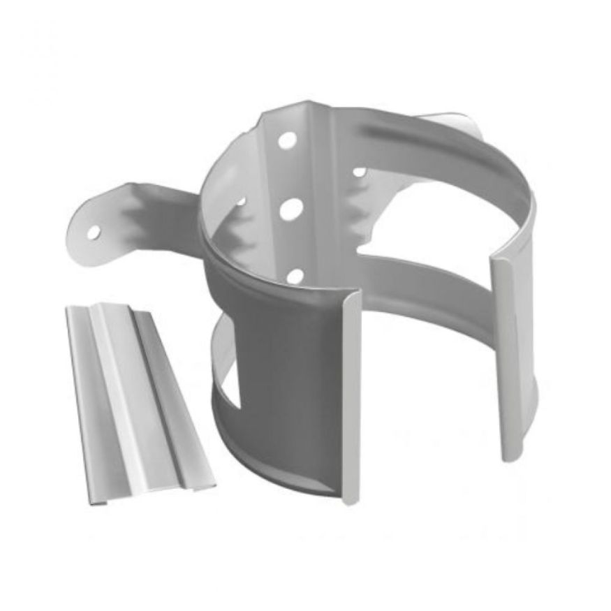 Кронштейн для труб (на деревянную поверхность), Grand Line, Белый (RAL 9003) купить в Москве