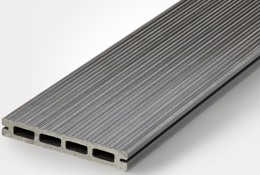 Террасная доска NanoWood «Lite» ECO в сером цвете купить в Москве