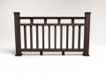 Ограждение из древесно-полимерного композита FG8 венге купить в Москве