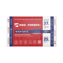 Утеплитель Rockwool ФЛОР БАТТС 25х600х1000/12шт/7.2м2/0.18м3 (32упак/палл) Rockwool