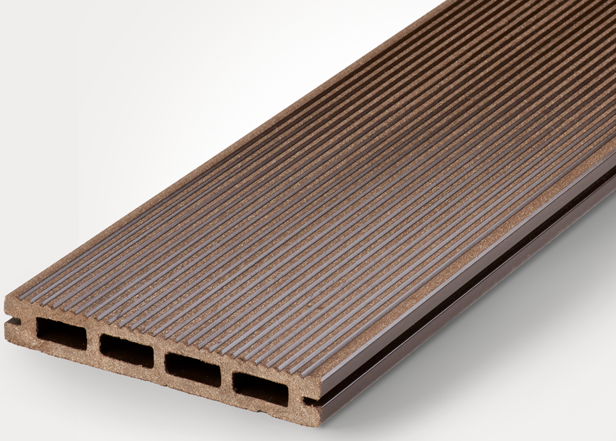 Террасная доска NanoWood «Lite» ECO в шоколадном цвете. купить в Москве