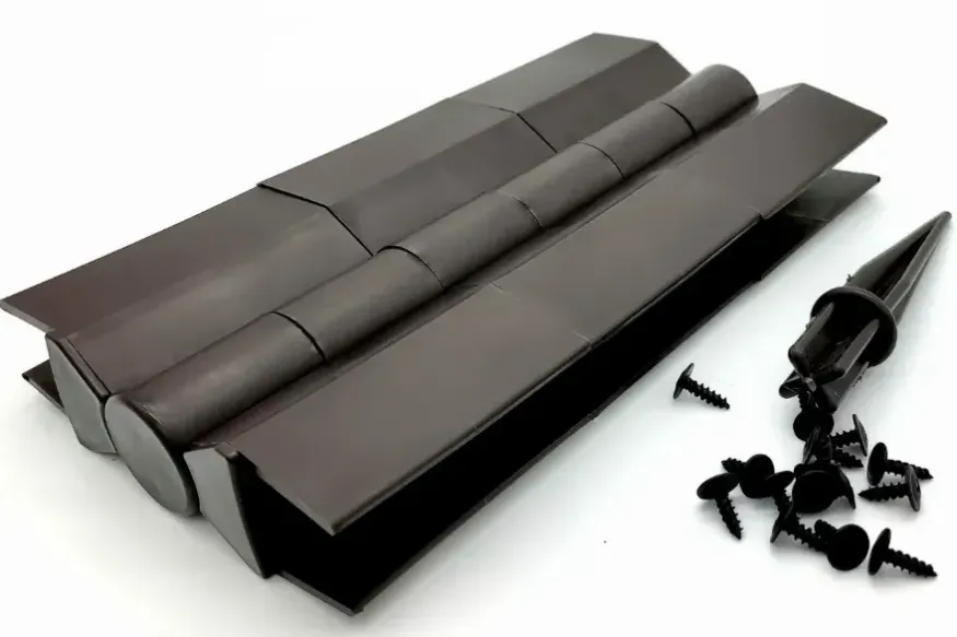 Угол поворотный из пластика для доски 300х30 мм Holzhof (угол от 60° до 300°) Коричневого цвета купить в Москве