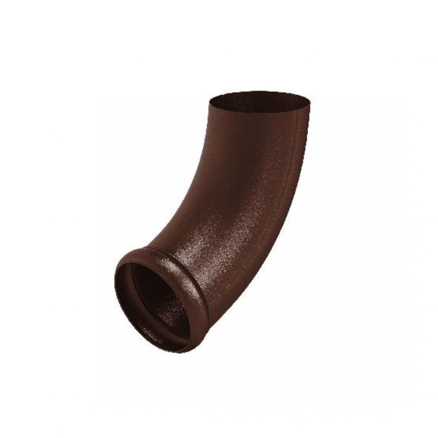 Отвод трубы декоративный Aquasystem, RAL 8017 Коричневый матовый 125/90 купить в Москве