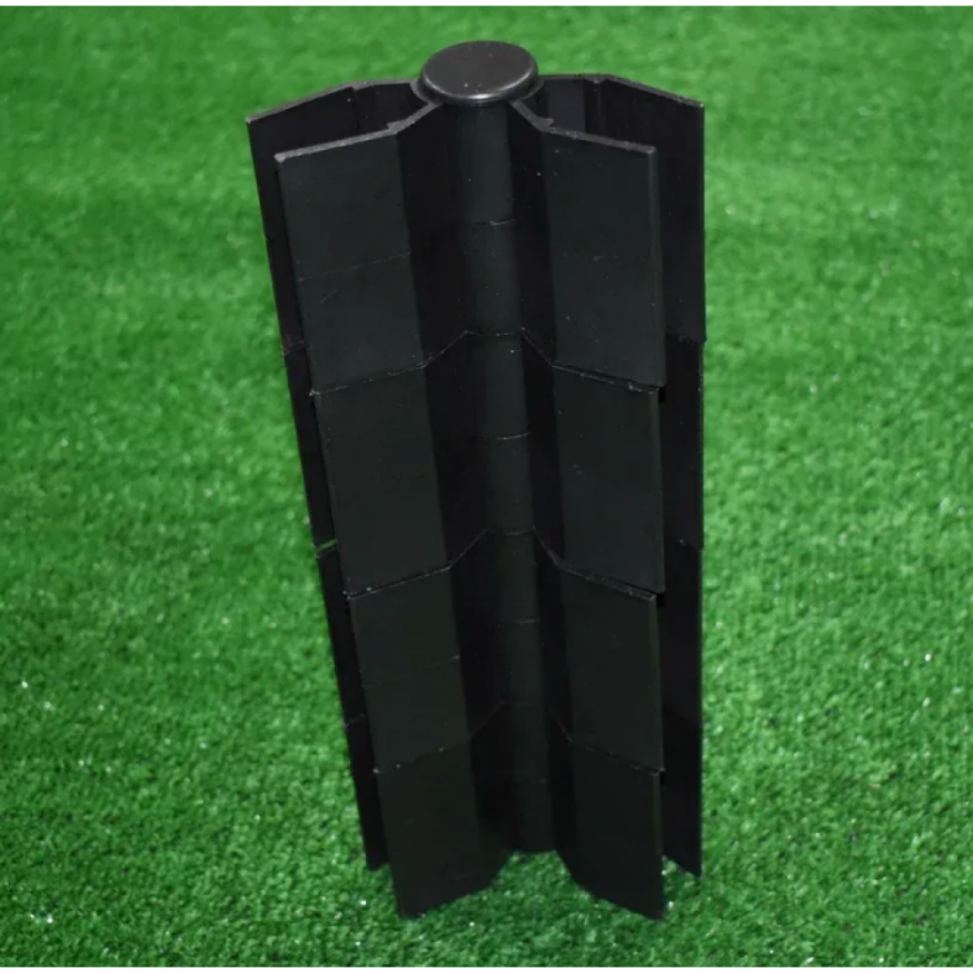 Угол поворотный из пластика для доски 300х30 мм Holzhof (угол от 60° до 300°) Черного цвета купить в Москве