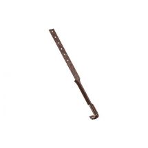 Поддержка водосточного желоба Aquasystem, цвет RAL 8017, матовый коричневый, размер 125/90.