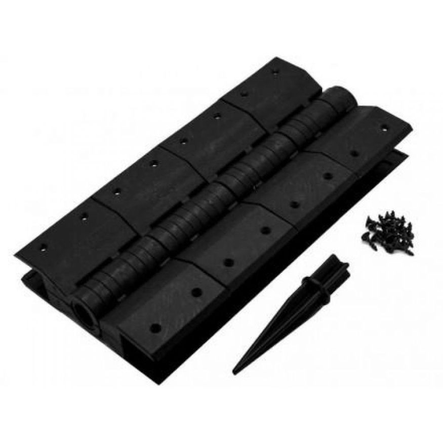 Угловой соединительный шарнир для грядок ДПК 300мм черный купить в Москве