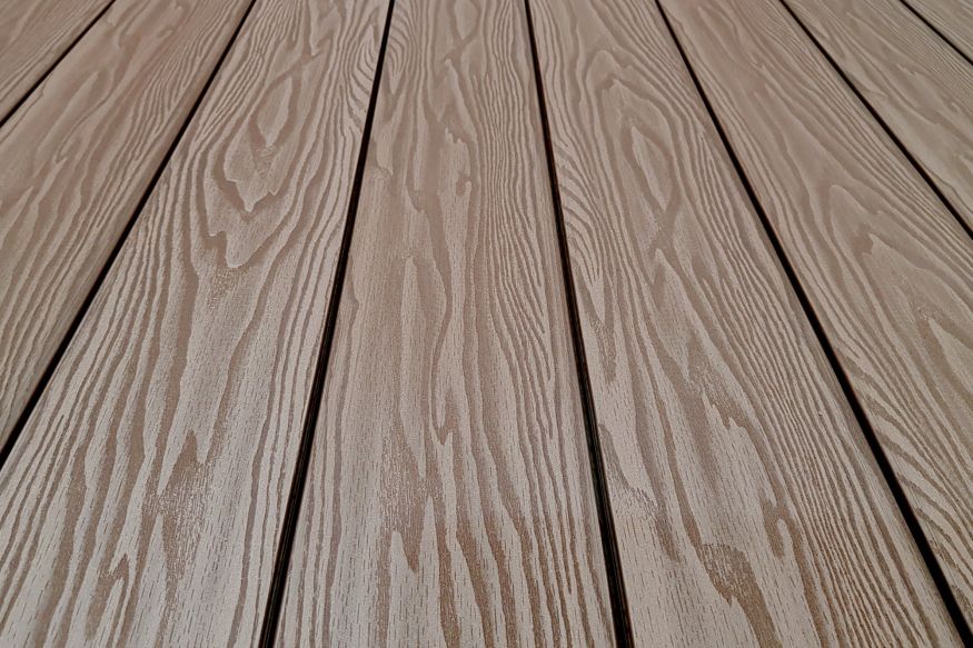 Террасная доска ДПК Terrapol Смарт 3D (пустотелая с пазом) Тик Киото купить в Москве