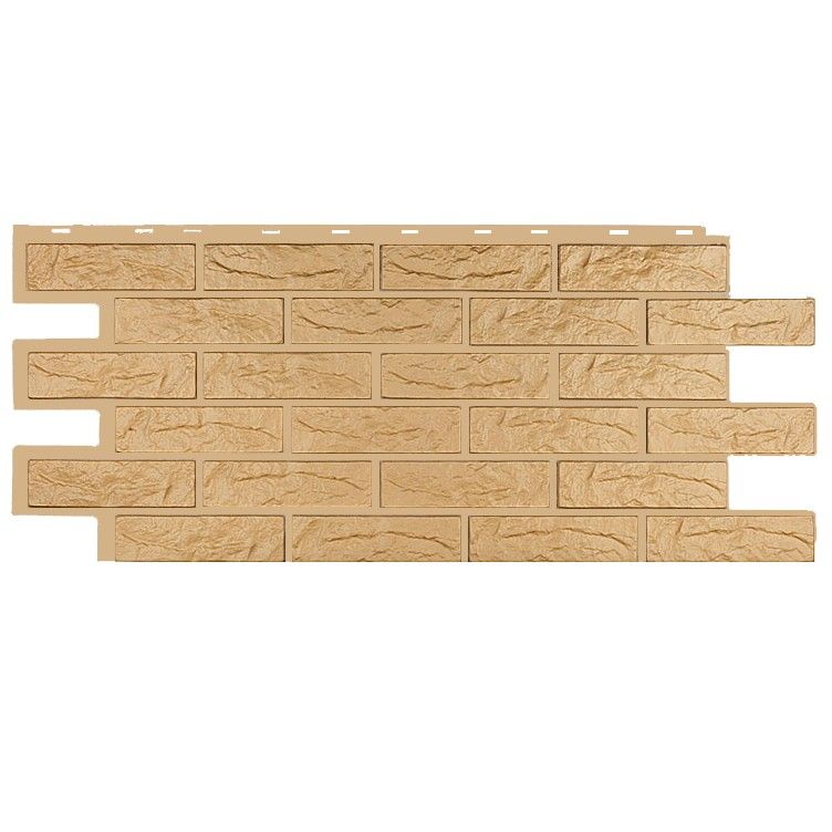 Фасадная панель T-Сайдинг, Лондон Брик Эко, Крем купить в Москве