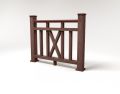 Ограждение из ДПК FG6 коричневое купить в Москве