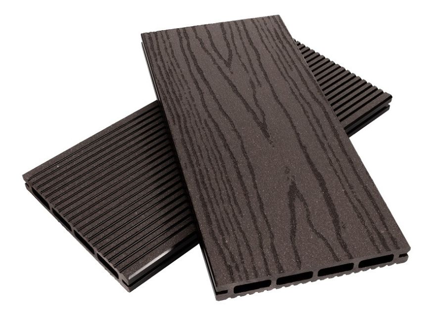 Террасная доска ДПК NanoWood ECO New Ванильный Венге купить в Москве