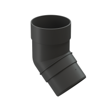 Колено 45˚ для водостока Docke Premium, цвет Графит