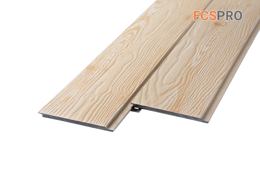 Фиброцементная панель FCSPRO Decor Wood Click Лиственница купить в Москве