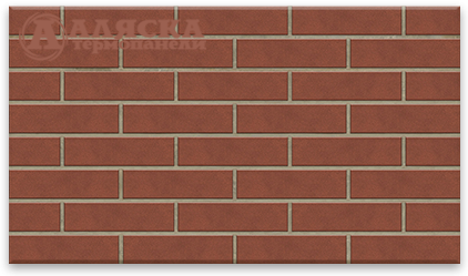 Фасадные термопанели Аляска серия Классика 35. Amsterdam red купить в Москве