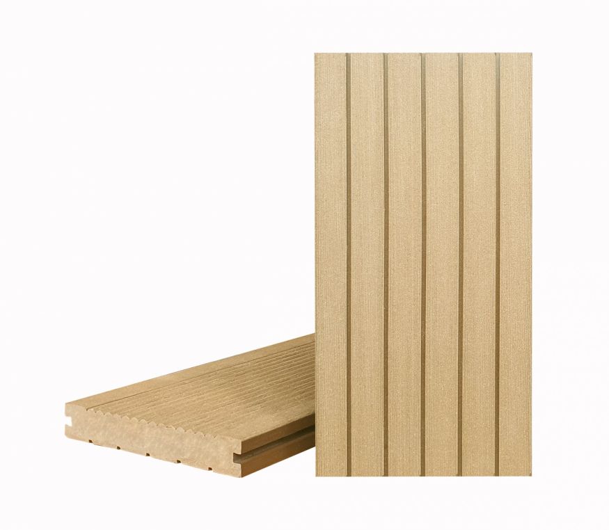 Террасная доска ДПК Terrapol Классик (Полнотелая с пазом) Дуб Севилья купить в Москве