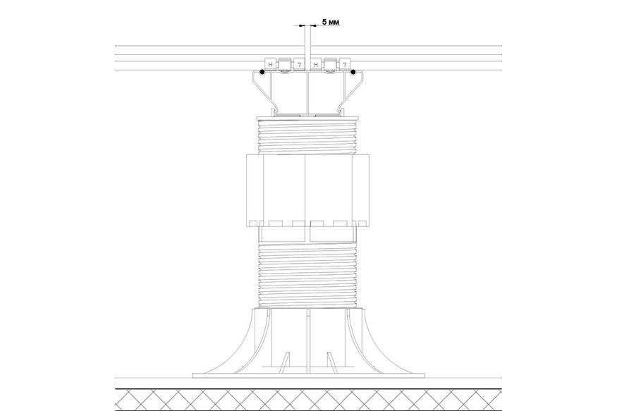 Лага Алюминий Holzhof HILST JOIST стыковочная PRO MAX купить в Москве
