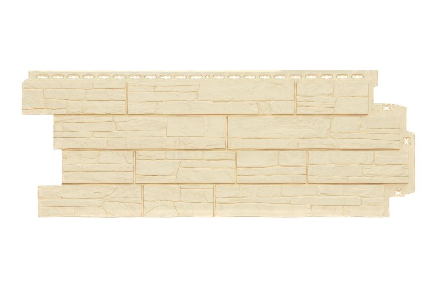 Фасадная панель Grand Line, Сланец Classic, Бежевый купить в Москве