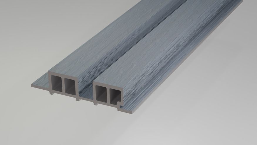Реечная панель Woodwex, Lines, Light gray купить в Москве