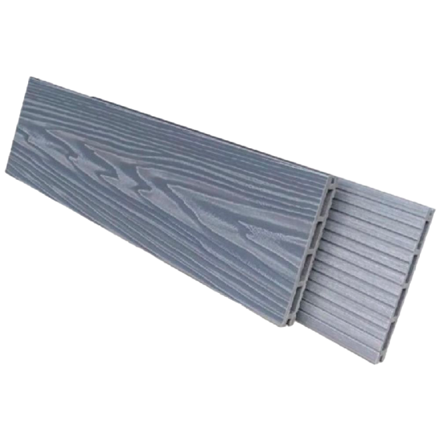 Террасная доска пустотелая NanoWood Comfort 3D Серый купить в Москве