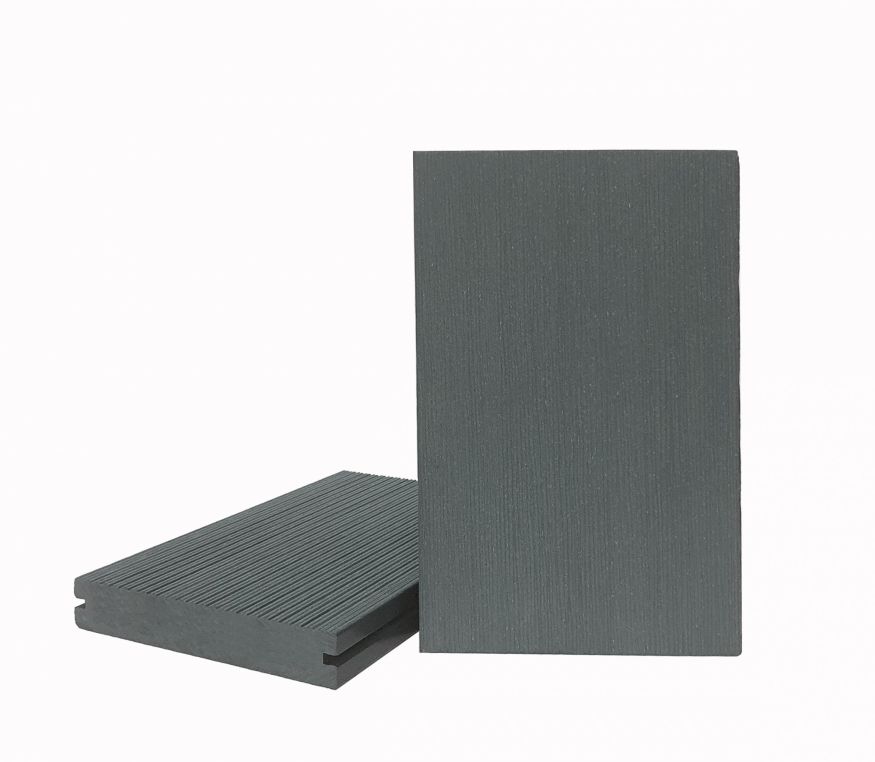 Террасная доска из ДПК Terrapol Смарт (полнотелая с пазом) Чёрное дерево купить в Москве