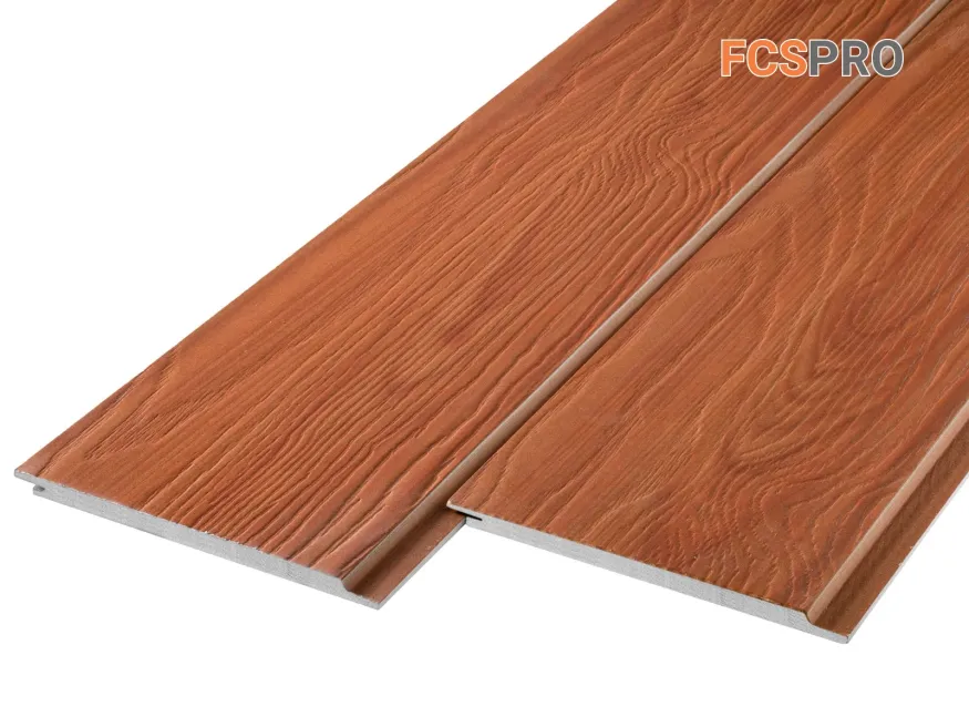Фиброцементная панель FCSPRO Decor Wood Click Термо береза купить в Москве