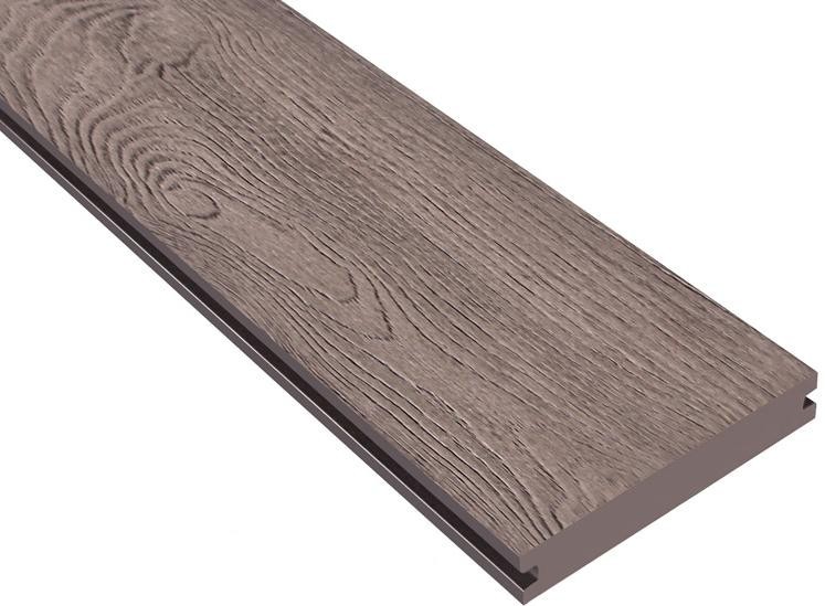 Террасная доска ДПК Outdoor 3D полнотелая NEVADA/CALIFORNIA BROWN коричневый микс. купить в Москве