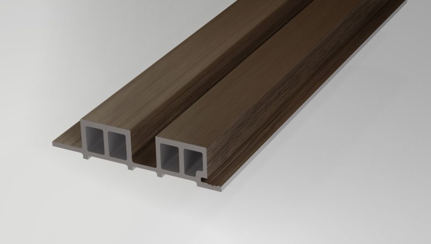 Реечная панель Woodwex, Lines, Milk Chocolate купить в Москве