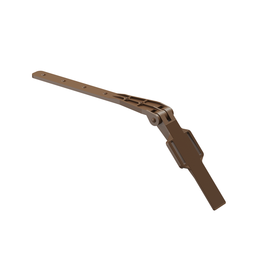 Регулируемое крепление для желобного кронштейна Docke Premium, Каштан купить в Москве