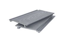 Фасадная доска POLIVAN GROUP 3D дерево DENPASAR серого цвета