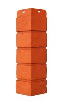 Угол наружный Grand Line, Состаренный кирпич Classic, Терракотовый