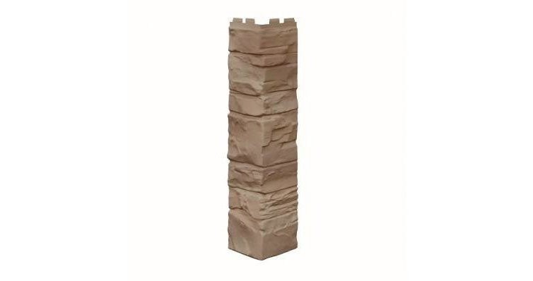 Угол наружный VOX Solid Stone Umbria коричневый камень купить в Москве