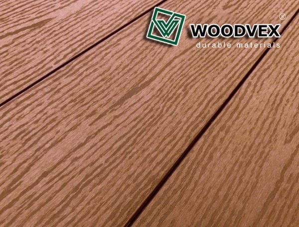 Террасная доска WOODVEX Select из ДПК в цвете Терракота купить в Москве