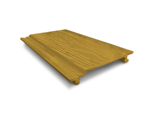 Фасадная панель из ДПК ECODECKING Цвет Желтый купить в Москве
