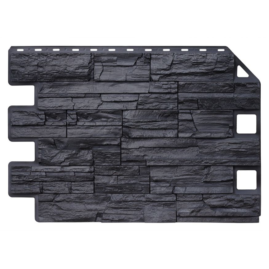 Фасадная панель Royal Stone, Скалистый камень, Кингстон купить в Москве