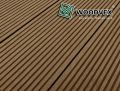 Террасная доска WOODVEX Select из ДПК темно-коричневого цвета купить в Москве
