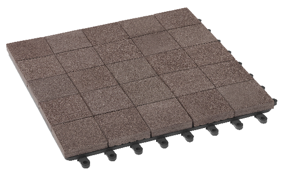 Модульный паркет ДПК GRINDERDECO Мозаика 13 Цвет Венге купить в Москве