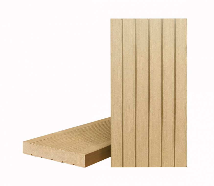 Террасная доска ДПК Terrapol Классик (Полнотелая без паза) Дуб Севилья купить в Москве