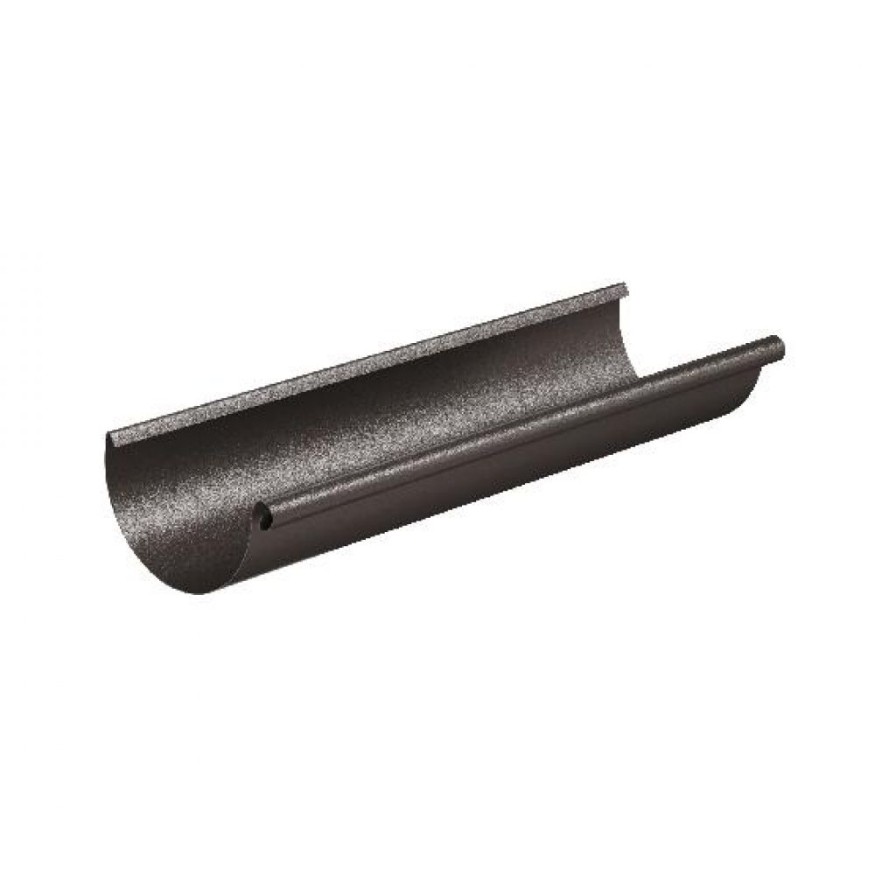 Водосточный желоб Aquasystem RR 32, тёмно-коричневый матовый, 3.00 м, 150/100 купить в Москве