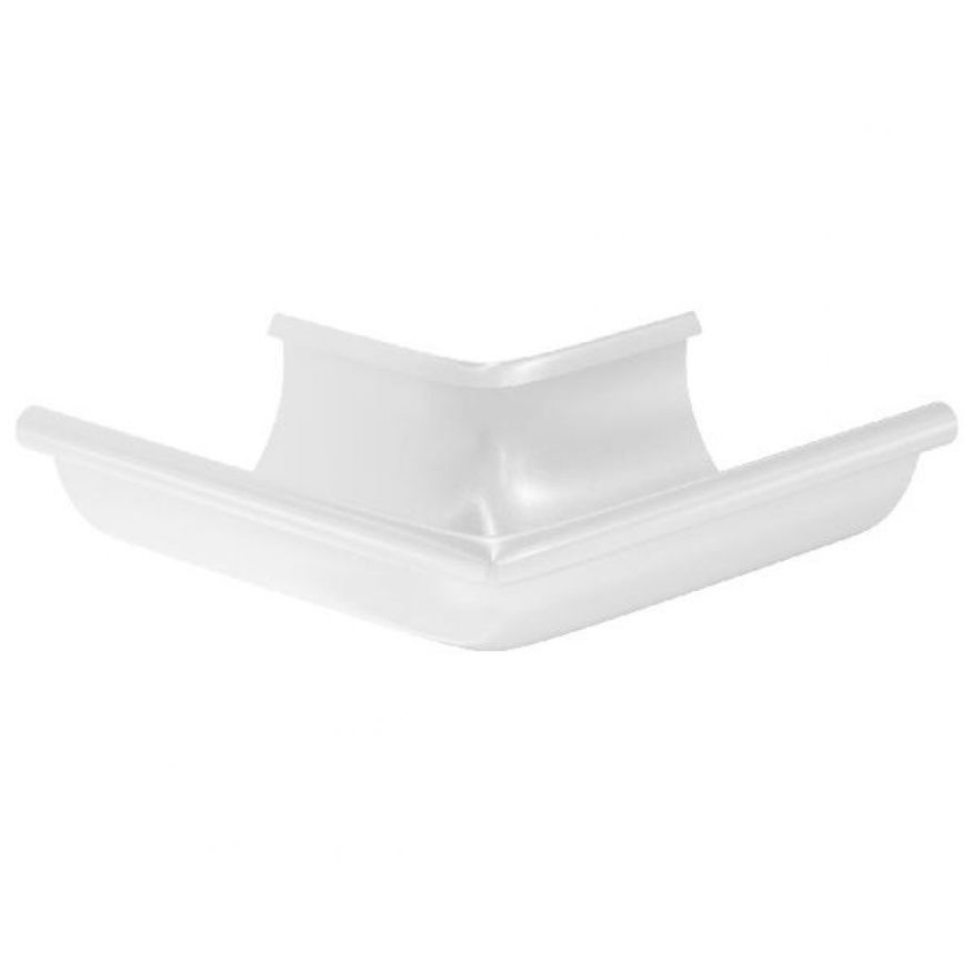 Угол желоба внешний 90°, Aquasystem, RR 20 Мраморно-белый 150/100 купить в Москве