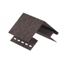 Угол наружный Ю-пласт, Стоун Хаус Кирпич, Коричневый