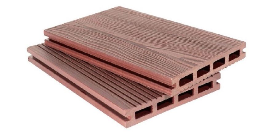 Террасная доска ДПК 3D AYTECHPLAST терракотового цвета купить в Москве